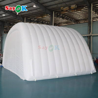 Weather-resistant Inflatable Stage Cover White Air Tent for Outdoor Concerts and Shows