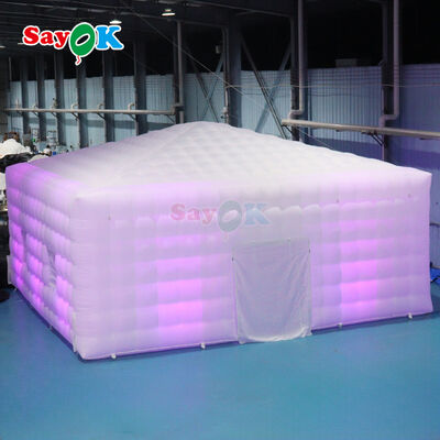 Portable LED Inflatable Air Tent 10mx10m with Durable 210D Oxford Cloth and Weather-Resistant Design for Outdoor Events