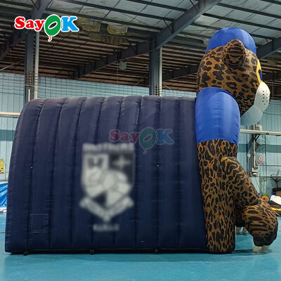 Customized Size Inflatable Tunnel Tent for Football Sports with Durable 210D Oxford Cloth and Portable Easy Setup