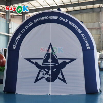 Portable Inflatable Sports Tunnel with Custom Logo and Durable 210D Oxford Cloth for Outdoor Football Events
