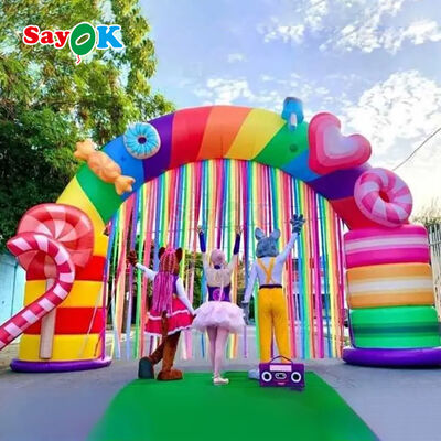 Waterproof Outdoor Inflatable Birthday Arch with Easy Setup