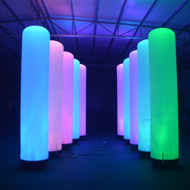 Lighting Tube Pillar Custom Inflatable Advertising Inflatable Column 2m Height