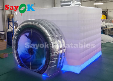 Party Photo Booth Festival Event Inflatable Photo Booth / 11.5x9.2x8.2ft Inflatable Cube Tent