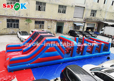 Inflatable Obstacle Course PVC Long Inflatable Obstacle Game For Outdoor Sports , Amusement Park