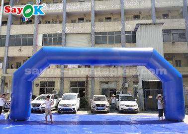 Inflatable Gantry Blue PVC 9.14 X 3.65 Meter Inflatable Arch For Event Advertising Easy To Clean