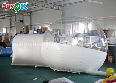 Inflatable Transparent Tent 3m PVC Outdoor Inflatable Bubble Tent For Family Camping Backyard CE SGS ROHS