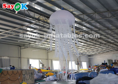 1.5m Glowing with 16 Colors Inflatable Hanging Jellyfish For Rental Business