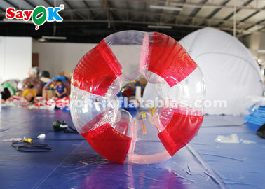 Inflatable Suit Game 1.5m 0.8mm PVC Inflatable Bubble Soccer Transparent / Red / Green Color