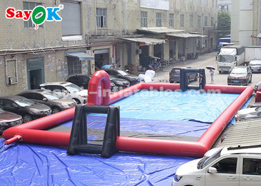 20*10*2m PVC Tarpaulin Inflatable Sports Games / Inflatable Football Field