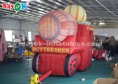 High Air Tightness Inflatable Holiday Decorations Halloween Pumpkin Carriage