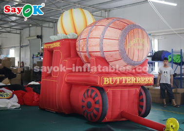 High Air Tightness Inflatable Holiday Decorations Halloween Pumpkin Carriage