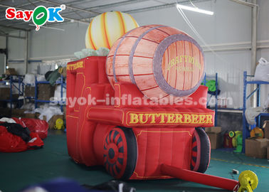 High Air Tightness Inflatable Holiday Decorations Halloween Pumpkin Carriage