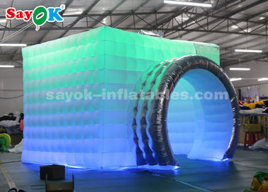 Portable Photo Booth Inflatable Photo Studio Lightweight Inflatable Photo Booth Double LED Strips For Trade Show