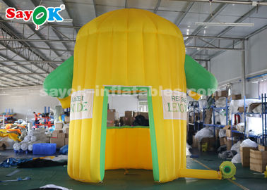 Inflatable Work Tent 3*3*4m Oxford Cloth Inflatable Lemonade Stand Booth For Advertising