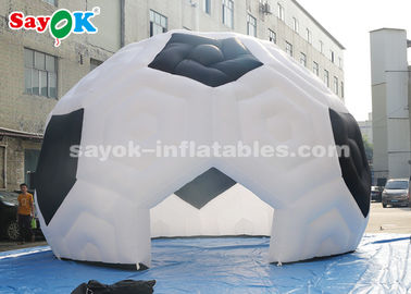 Inflatable Globe Tent 8m H Durable Oxford Inflatable Football Tent For Sports Exhibition Trade Show