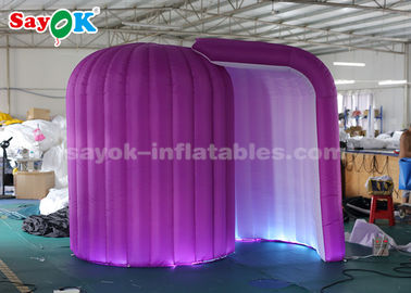 Inflatable Party Tent Snail Shape LED Light Inflatable Photo Booth Enclosure For Promotion