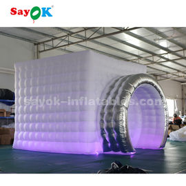 Inflatable Party Tent White And Silver Camera Shaped Inflatable Photo Booth For Trade Show