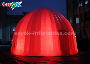 Inflatable Outdoor Tent 8 Meter LED Lighting Inflatable Air Dome Tent For Promotion Event