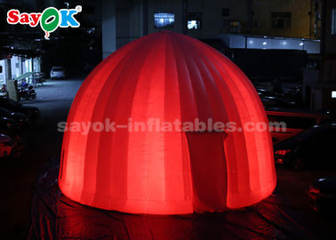 Inflatable Outdoor Tent 8 Meter LED Lighting Inflatable Air Dome Tent For Promotion Event