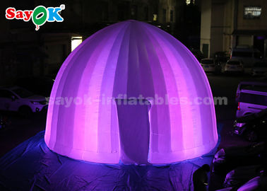 Inflatable Outdoor Tent 8 Meter LED Lighting Inflatable Air Dome Tent For Promotion Event