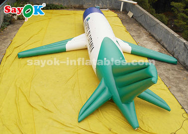 ROHS Custom Inflatable Products , 10 Meter PVC Inflatable Airplane Model For Exhibition Display