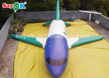 ROHS Custom Inflatable Products , 10 Meter PVC Inflatable Airplane Model For Exhibition Display