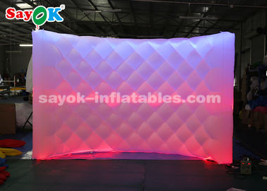 Inflatable Photo Studio Attractive Inflatable LED Photo Booth Backdrop Wall With Remote Control