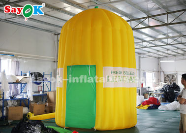 Inflatable Outdoor Tent 4m High Oxford Cloth Inflatable Lemonade Juice Kiosk For Amusement Parks