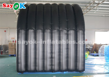 Custom Inflatable Tent Black Tunnel Entrance Inflatable Air Tent For Outdoor Sports Meeting