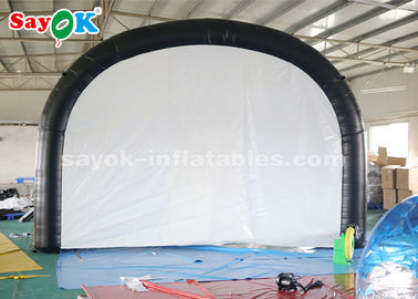 Custom Inflatable Tent Black Tunnel Entrance Inflatable Air Tent For Outdoor Sports Meeting