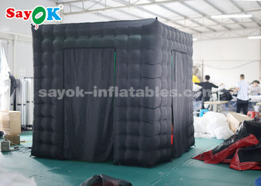 Inflatable Party Tent Cube Oxford Cloth Inflatable Photo Booth For Trade Show Size 2.5*2.5*2.5m