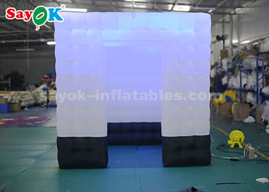 Portable Photo Booth Black Bottom Anti - Dirty Inflatable Photo Booth One Door For Bar