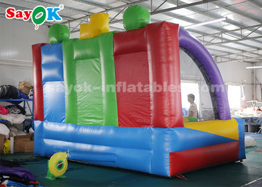 Inflatable Lawn Games Garden Inflatable Sports Games Shooting Basketball Hoop And Football Gate With Air Blower