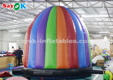 Go Outdoors Air Tent Colorful Inflatable Disco Tent Bounce House With Air Blower For Amusement Park