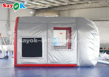 Inflatable Car Tent Mobile Inflatable Air Tent For Car Parking Workstation With Filter System