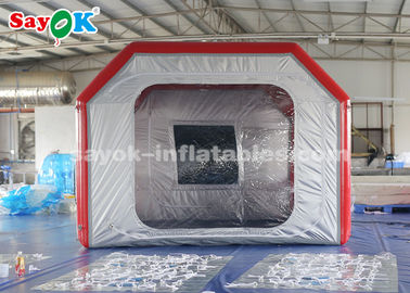 Inflatable Car Tent Mobile Inflatable Air Tent For Car Parking Workstation With Filter System