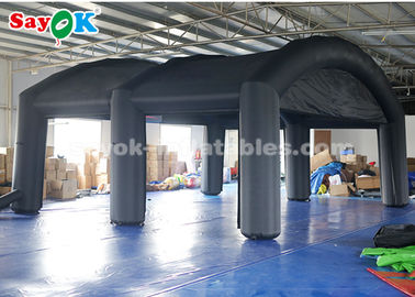 Custom Inflatable Tent Black Oxford Cloth Inflatable Air Tent For Promotion Advertising
