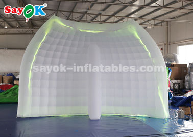 Inflatable Party Tent Portable Inflatable Photo Booth Background Wall With Led Light Strip For Events