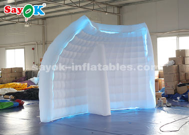 Inflatable Party Tent Portable Inflatable Photo Booth Background Wall With Led Light Strip For Events