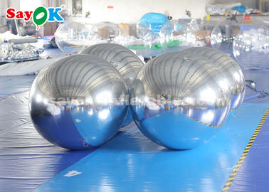 Sliver Giant Inflatable Balloon Mirror Ball Commercial Decoration