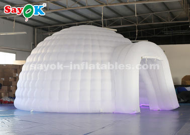 Inflatable Globe Tent 5m Inflatable Igloo Dome Tent With Air Blower For Party ,  Wedding