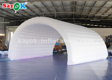 Air Tent Camping 6*3*3m White Inflatable Tunnel Tent Durable Oxford Cloth For Event Easy To Clean