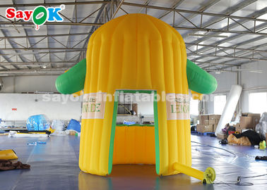 Inflatable Work Tent Large Inflatable Air Tent Lemonade Booth  With Hands And Air Blower For Amusement Park