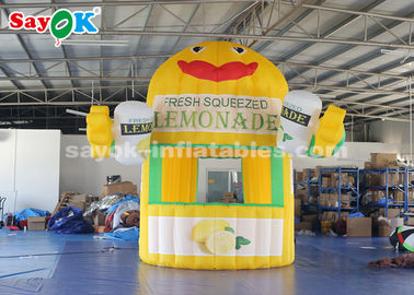 Inflatable Work Tent Large Inflatable Air Tent Lemonade Booth  With Hands And Air Blower For Amusement Park