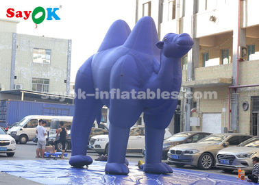 Inflatable Animal Balloons Dark Blue Inflatable Cartoon Characters For Outdoor Advertisement  /  Giant Inflatable Camel