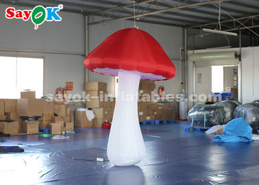 2.5m Height Inflatable Lighting Decoration Blow Up Mushroom For Events