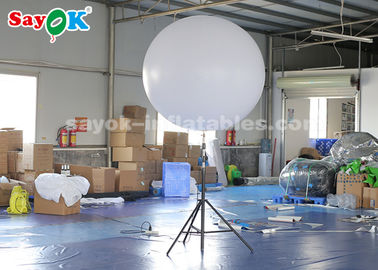 Durable 1.5m Giant Inflatable Balloon White Polyester For  Exhibitions