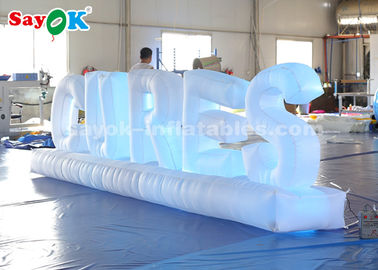 LED Light Inflatable Ground Letters For Party Anniversary Decorations