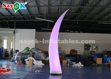 2.5m Inflatable Tusk Lighting Decoration With 16 Color Changing Lights