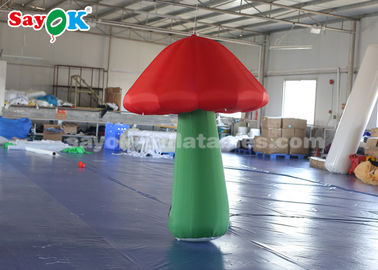 Colorful Led Inflatable Mushroom Decoration For Advertising Waterproof